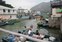 Tai O Fishing Village Scenery Hong Kong 