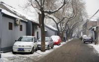 Beijing Hutong Winter Landscape