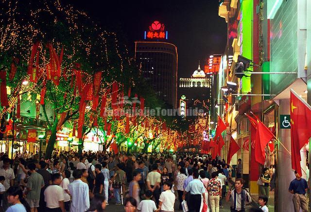 Beijing Road Beautiful Night View Guangzhou