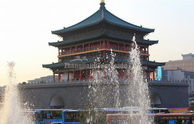 Bell Tower and Fountain China