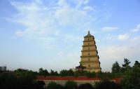 Big Goose Pagoda Beautiful Landscape Xian