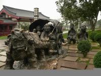 Big Goose Pagoda Stone Sculpture Xian