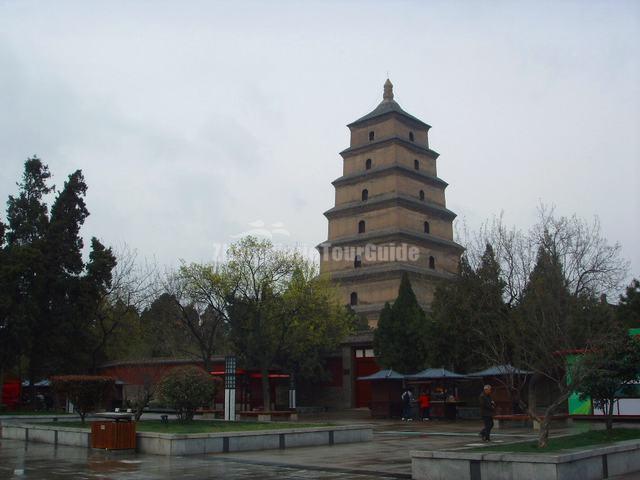 Big Wild Goose Pagoda Xian China