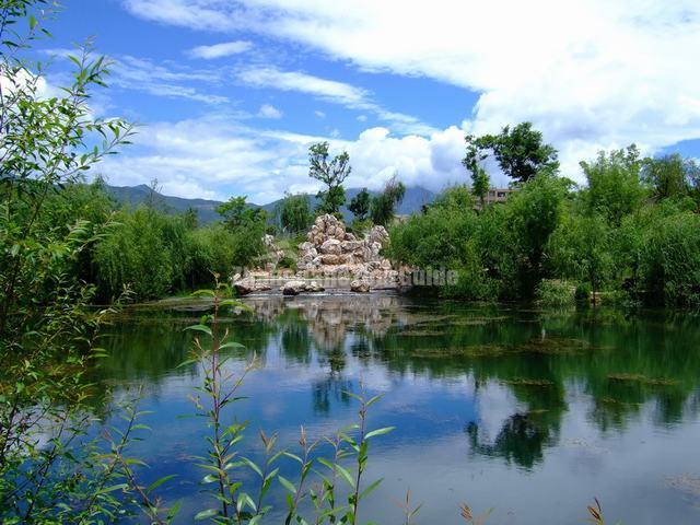 Black Dragon Pool Park Summer Scenery Yunnan