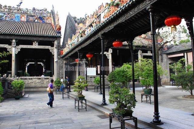 Beautiful Building at Ancestral Temple of the Chen Family China