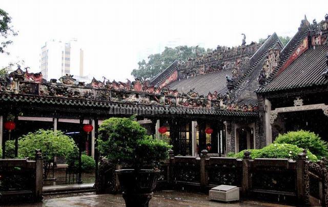 Carving at Ancestral Temple of the Chen Family Guangzhou China
