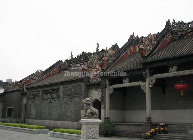 Architecture at Ancestral Temple of the Chen Family