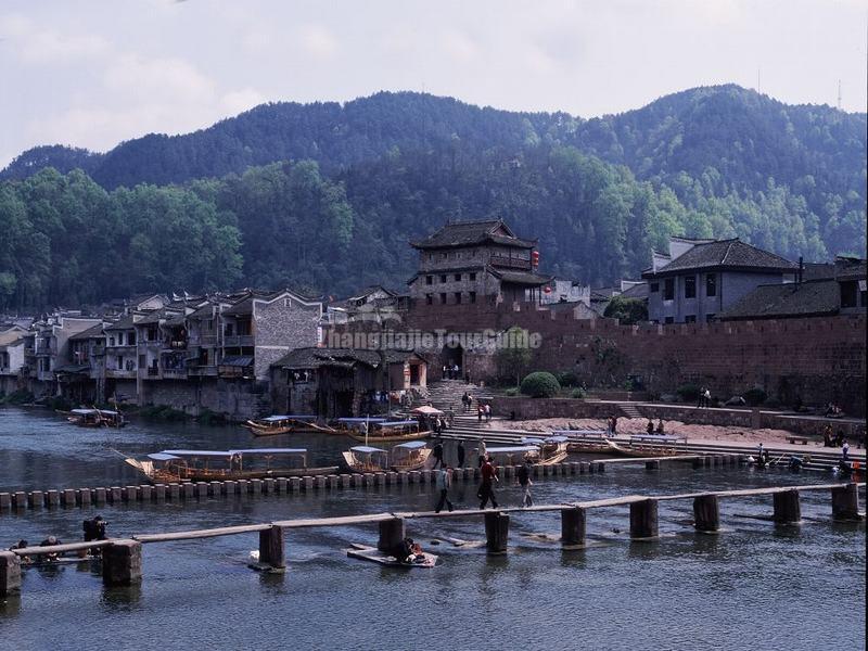 A View of Fenghuang Old Town