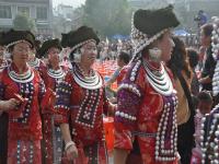 The Miao Women Celebrate Their Festival in Fenghuang Old Town