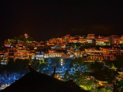 Night View of Furong Town