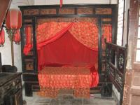 Gao Family Courtyard House Wooden Bed Xian