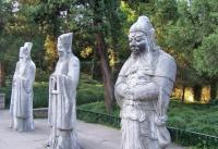 Portrait Sculptures at General Yuefei Mausoleum Hangzhou China