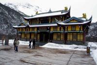 Huanglong Ancient Temple Winter