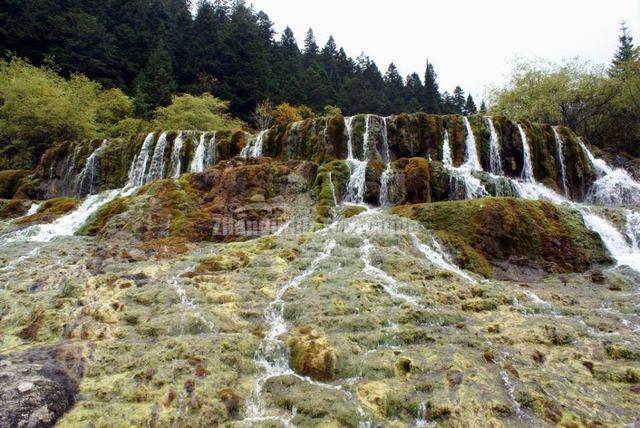 Huanglong Charming Marvelous Flying Waterfall