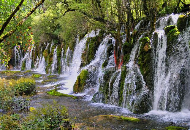 Huanglong Charming Waterfall