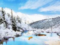 Huanglong Scenic Area Winter