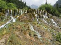 Huanglong Beautiful Waterfall