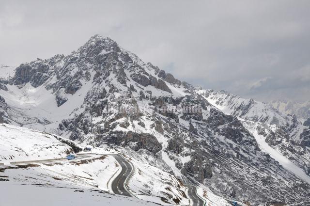 Huanglong Snow Mountain in Huanglong Nature Reserve