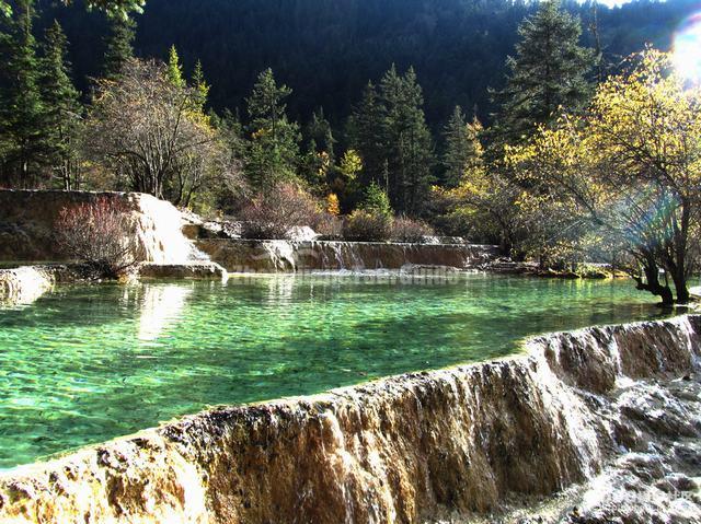 Huanglong Beautiful Pond Sichuan