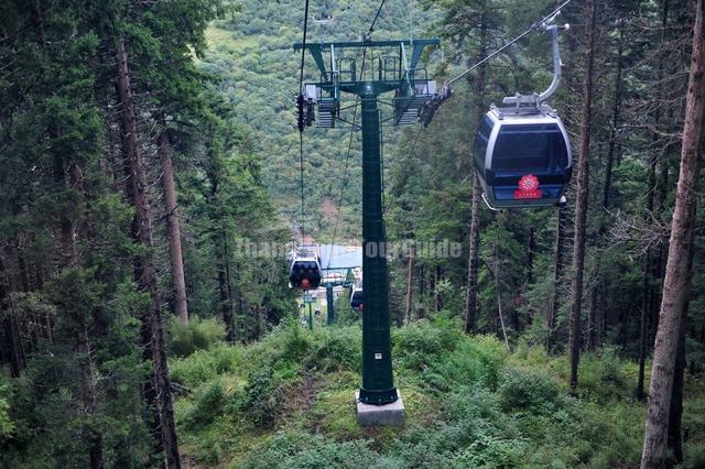 Cable Car in Huanglong Natural Reserve