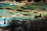  Huanglong Beautiful Multi-Colored Pond