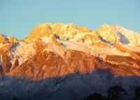 Jade Dragon Snow Mountain Sunset Scenery Lijiang