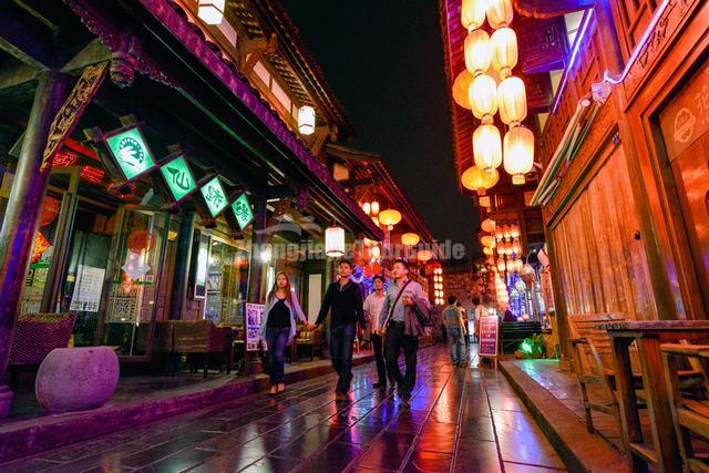 Jinli Old Street Charming Night View