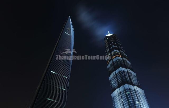 Jinmao Tower in the Night Shanghai