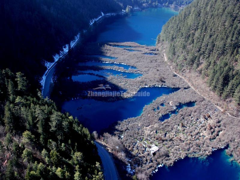 The Nuorilang Lakes in Jiuzhaigou Valley