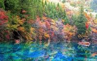 Jiuzhaigou Scenery Autumn