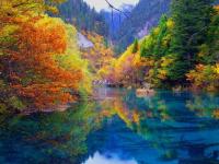 Jiuzhaigou Autumn Landscape