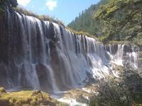 A Waterfall in Jiuzhaigou Valley 