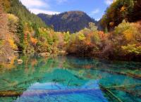 Jiuzhaigou Charming Autumn Landscape