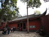 The Lingyun Temple in Leshan Giant Buddha Scenic Area