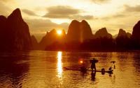  Li River Dusk Scenery Guilin