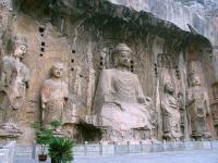 Longmen Grottoes Attractive Figure of Buddha Sculptures Luoyang