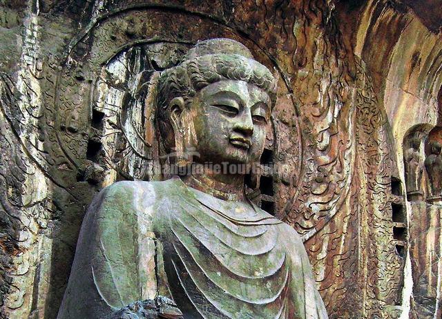 Longmen Grottoes Charming Figure of Buddha Sculptures Luoyang