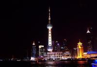 Oriental Pearl TV Tower Night View China