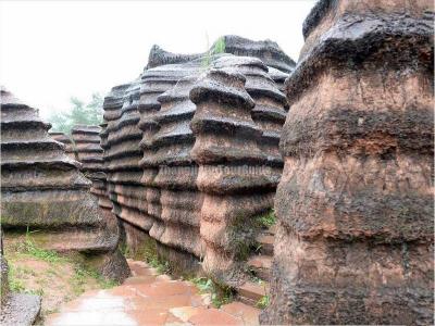 Guzhang Red Stone Forest National Geopark