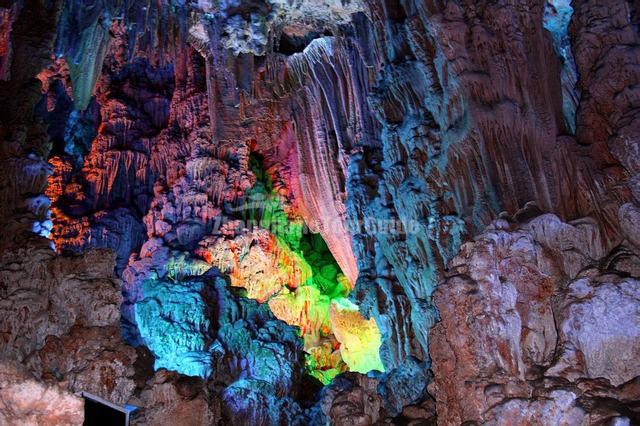 Spectacular Reed Flute Cave China