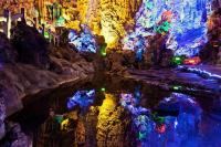 Reed Flute Cave Light Scenery Guilin