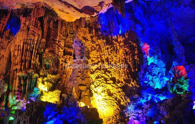 Reed Flute Cave Marvelous Scenery Guilin