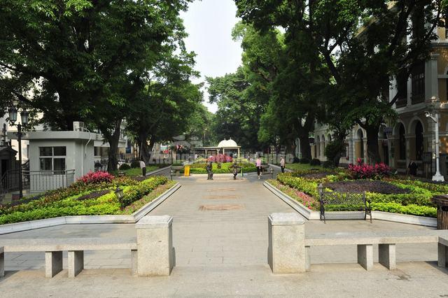 Shamian Island Street Scenery Guangzhou