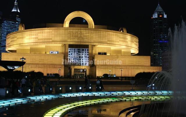 Shanghai Museum Night Scene