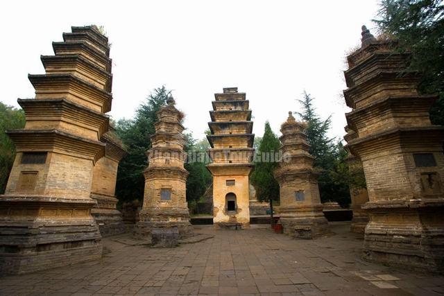 Shaolin Temple Beautiful Pagoda Forest Zhengzhou