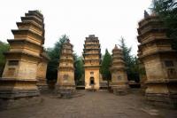 Shaolin Temple Beautiful Pagoda Forest Zhengzhou