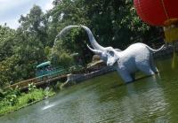 Shenzhen Safari Park Elephant Stone Sculpture