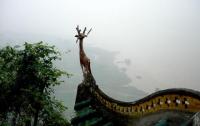 Shibaozhai Pagoda Beautiful Eave Chongqing