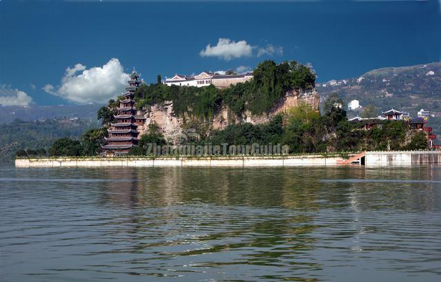 Chongqing Shibaozhai Pagoda Beautiful Landscape