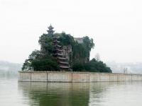 Chongqing Shibaozhai Pagoda Panoramic View 